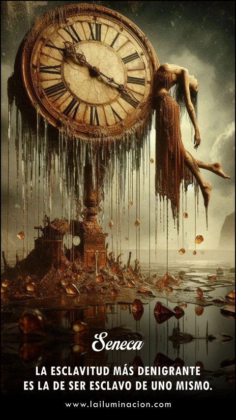 La esclavitud más denigrante es la de ser esclavo de uno mismo. Frase de Seneca