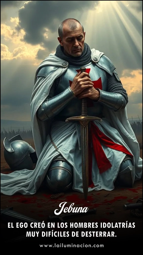 El ego creó en los hombres idolatrías muy difíciles de desterrar. Frase de Jebuna