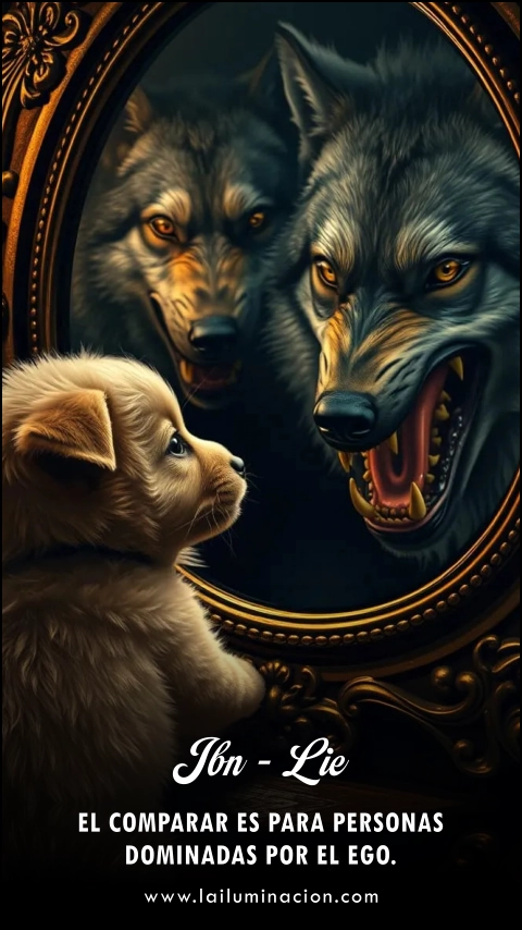 El comparar es para personas dominadas por el ego. Frase de Jbn Lie