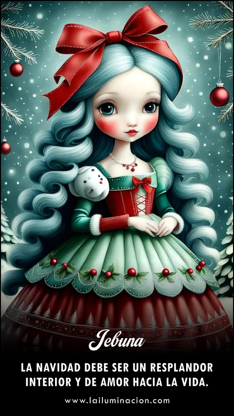 La Navidad debe ser un resplandor interior y de amor hacia la vida. Frase de Jebuna