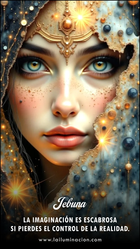 La imaginación es escabrosa si pierdes el control de la realidad. Frase de Jebuna