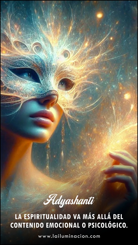 Imagen de la frase: La espiritualidad va más allá del contenido emocional o psicológico.