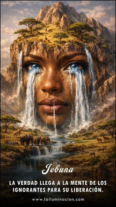 Imagen de la frase: La verdad llega a la mente de los ignorantes para su liberación.