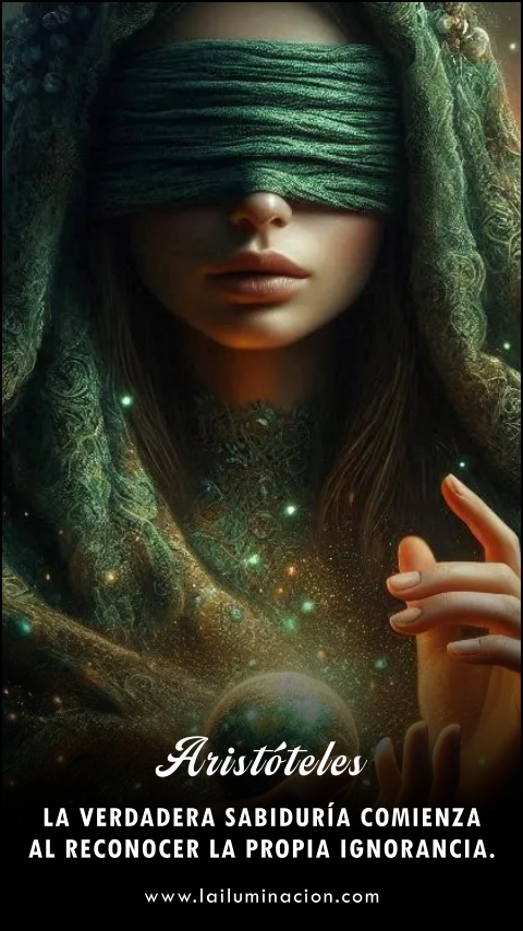 Imagen de la frase: La verdadera sabiduría comienza al reconocer la propia ignorancia.